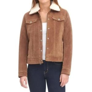 Levi’s Faux Suede Sherpa Lined Trucker Jacket